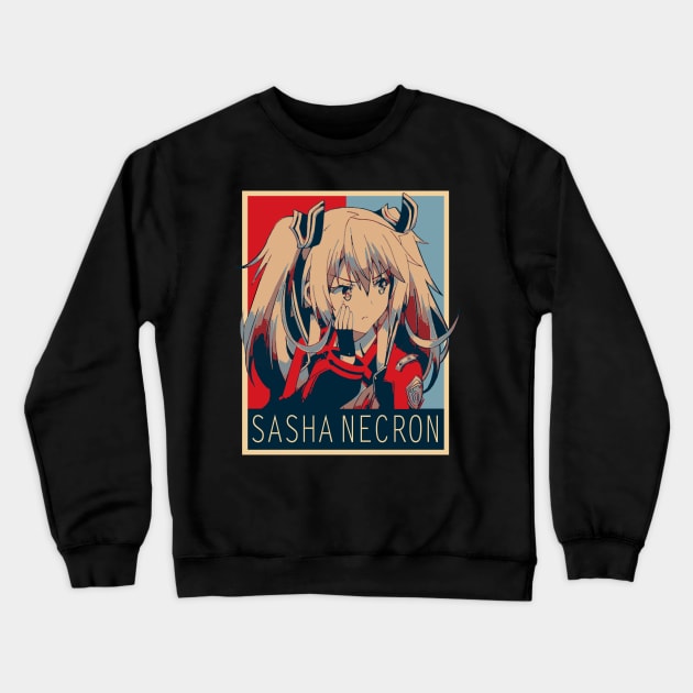 Sasha Necron Crewneck Sweatshirt by hackneydagger